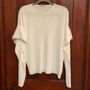 Zara white top